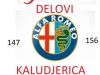 Alfa Romeo 147 156 DELOVI KALUDJERICA