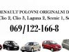 Renault Clio,  Laguna,  Scenic – delovi