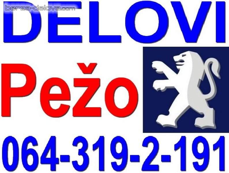 DELOVI Pežo 106 205 305 306 309 405 605 806 Partner Peugeot